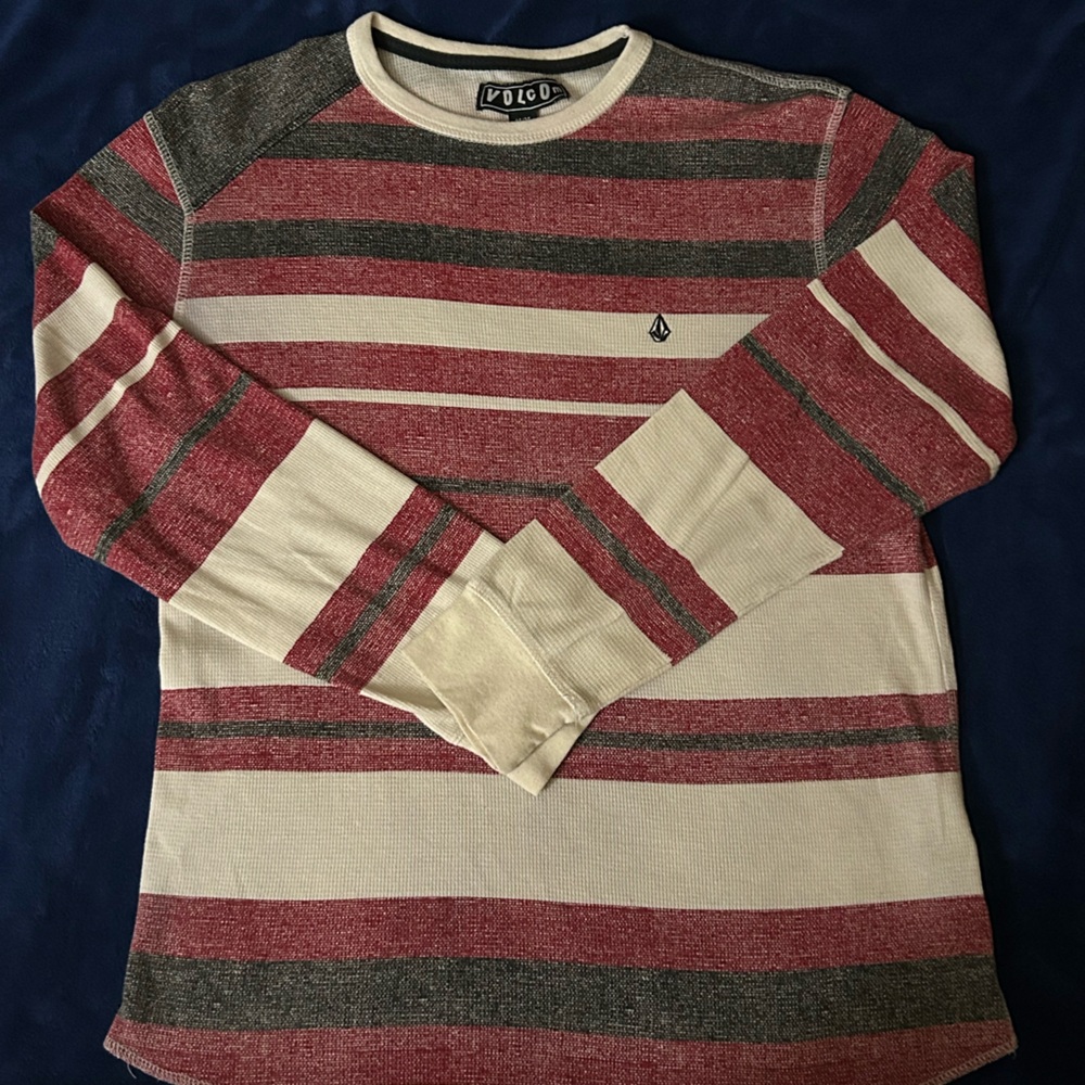 Volcom Striped Men's Long Sleeve Shirt